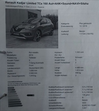 Renault Kadjar 2019