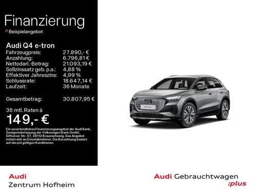 Audi Q4 e-tron 2023