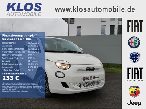 Fiat 500e 2022